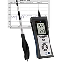 Los mejores  - PCE Instruments Anemómetro de hilo caliente PCE-423 Rango de medición: 0-1 25-0 m-s